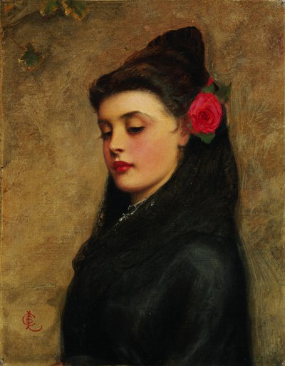 A Spanish Girl by Charles Sillem Lidderdale